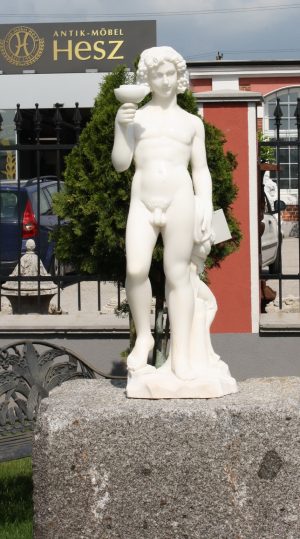 Der trunkene Bacchus mit Satyr nach Michelangelo