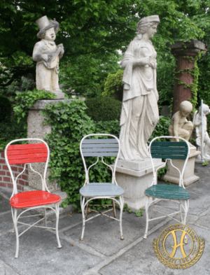 Gartenstühle aus dem Cafe Cobenzl - Wien