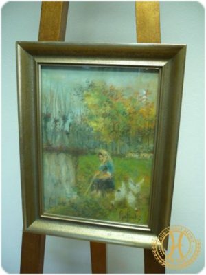 Golfarelli, Tullo (ca.1870/ca.1920) Pastell Gemälde