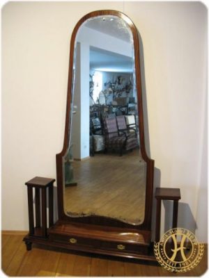 Jugendstil Standspiegel, Österreich um 1910