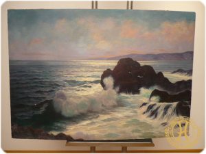 Kasparides Eduard (1858-1926) Mediterrane Küstenlandschaft