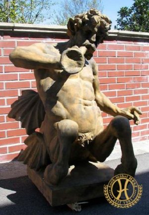 Lebensgrosser Zentaur aus Terrakotta