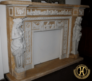 Marmor Kamin Einfassung