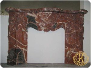 Marmor Kaminumrandung im Barock Stil