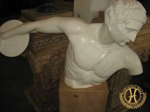 Marmorbüste eines Diskuswerfers