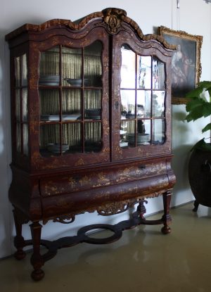 Niederländischer Geschirrschrank 18es Jhd.
