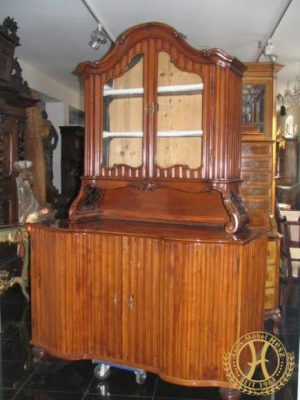 Salzburger Knochenbarock-Aufsatz Vitrine, um 1730