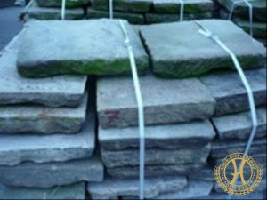 Sandstein - Bodenplatten 19es Jhd.