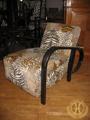 Sitzmaschine, sog. Canadier, Art Deco um 1920