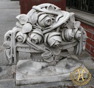 Steindekorationsaufsatz