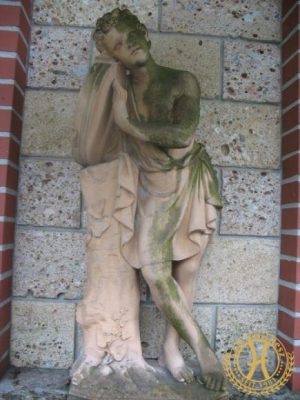 Terrakotta Figur um 1880